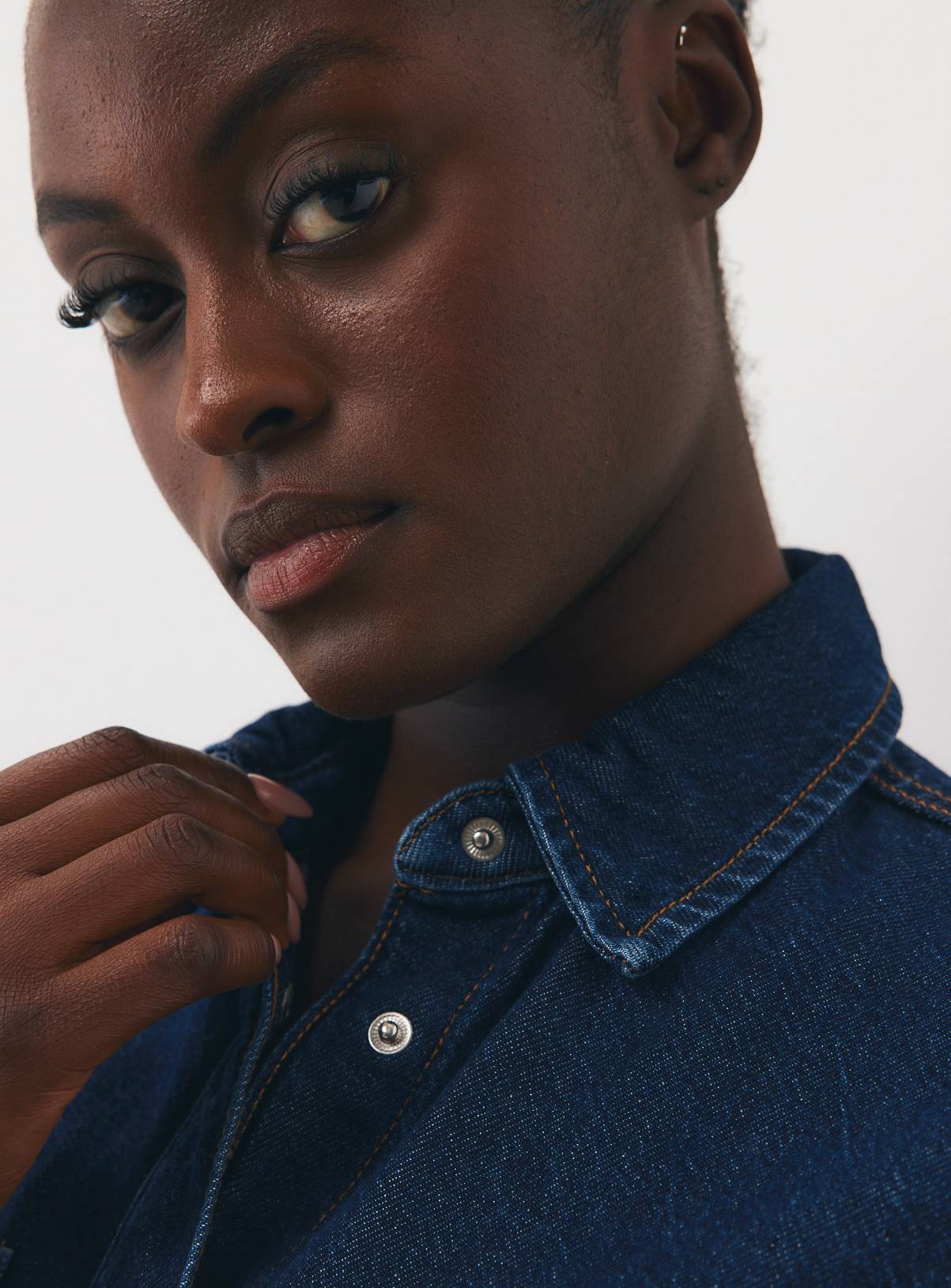 Dark Denim Relaxed Shirt 22 - Image 2